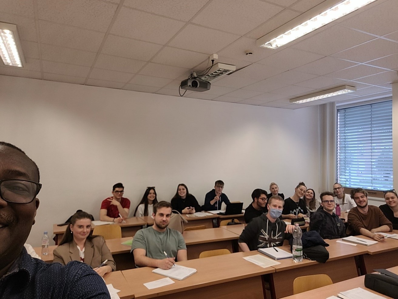 Students in class