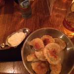 Pierogis tasted awesome.