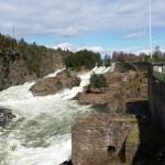 Waterfalls in Trollhättan