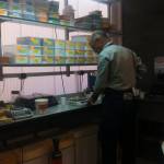 Professor Pedro Fortuna measuring the ingcredients