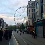 Market Street is the main shopping road in central Manchester with Piccadilly Gardens on the other ens and a huge shopping centre Arndale at the other (Photo by Henna Susi)