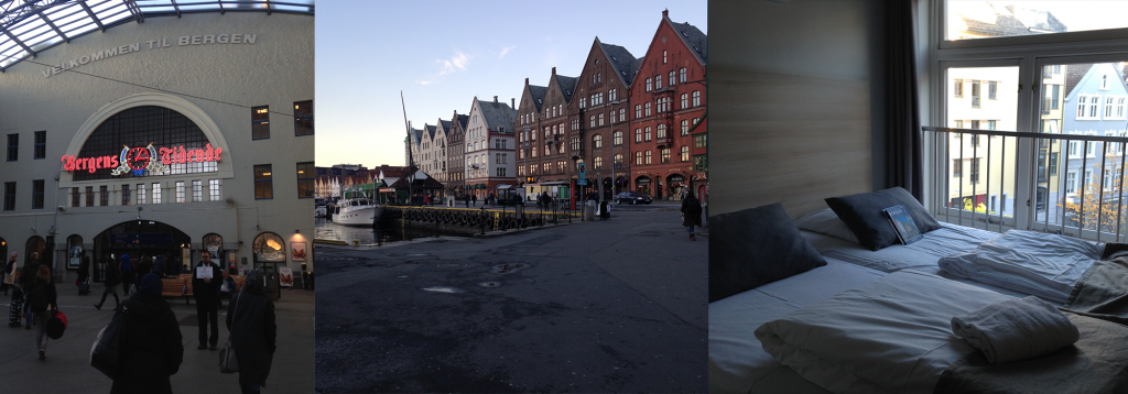 Bergen arrival