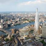 London from sky