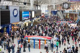 London Waterloo, the station where I always arrive from Staines