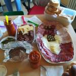 Traditional breakfast with colleagues in children's surgery ward.