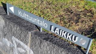 Kulttuuritalo Laikun kyltti.