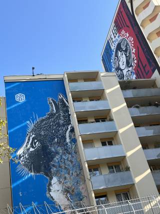 Street art in the 13th arrondissement