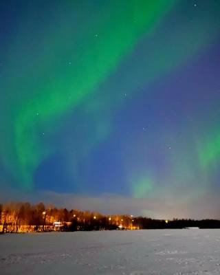 Northern lights in Rovaniemi, 2023