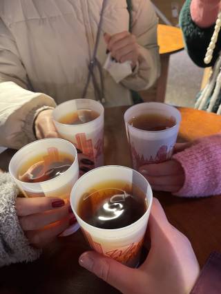 Vin chaud or hot wine is kind of like glögi!