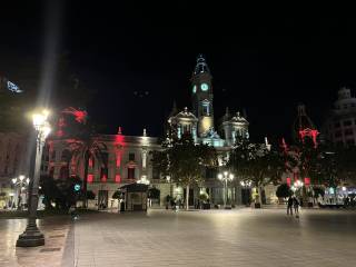 The city hall square, where most gatherings happen
