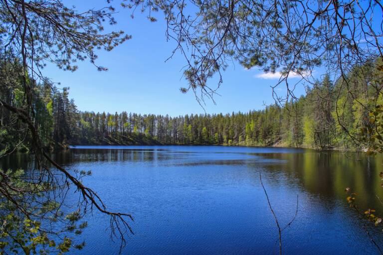 finnish lakeside scenery