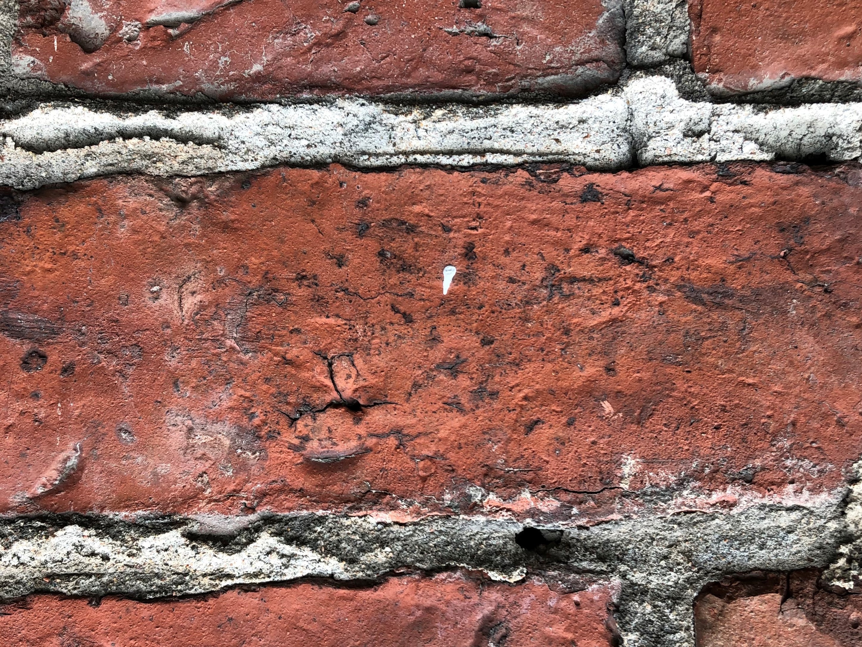 Red brick wall