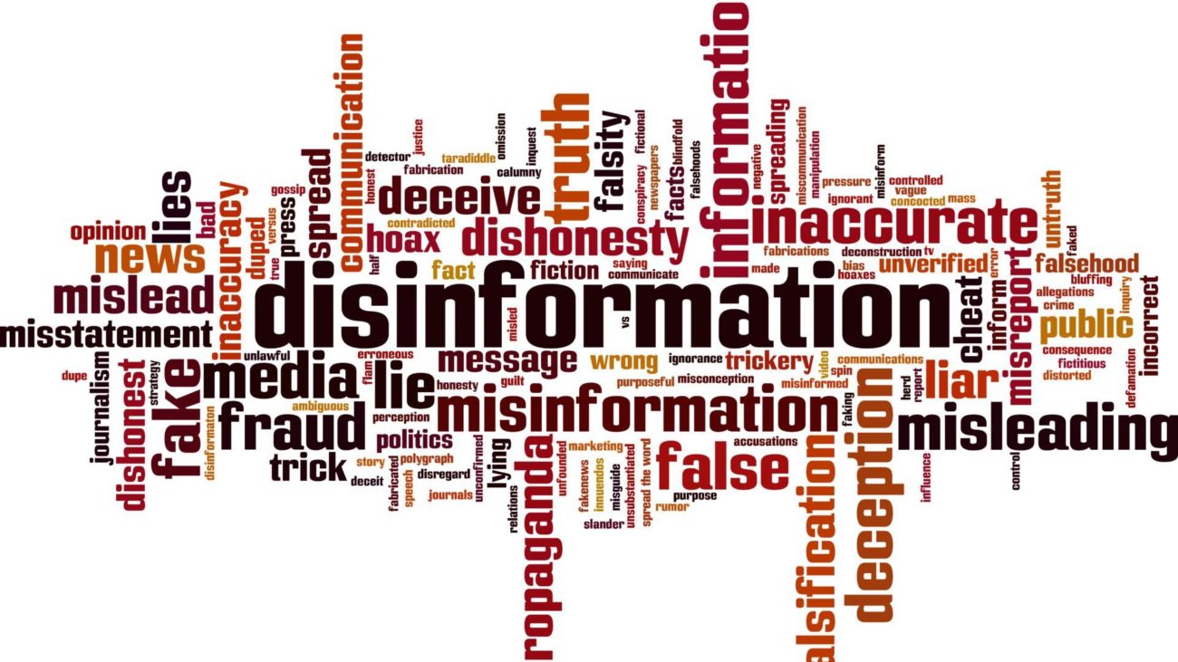 Word cloud with words that concern hybrid threats.