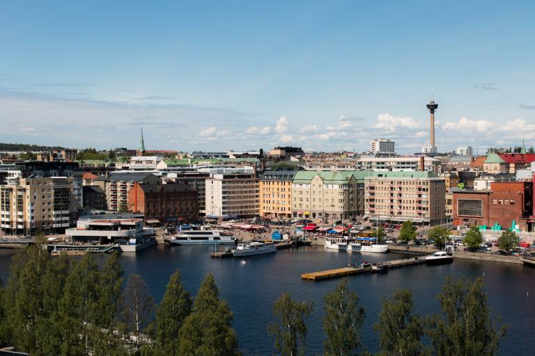 Kuva Tampereen keskustasta