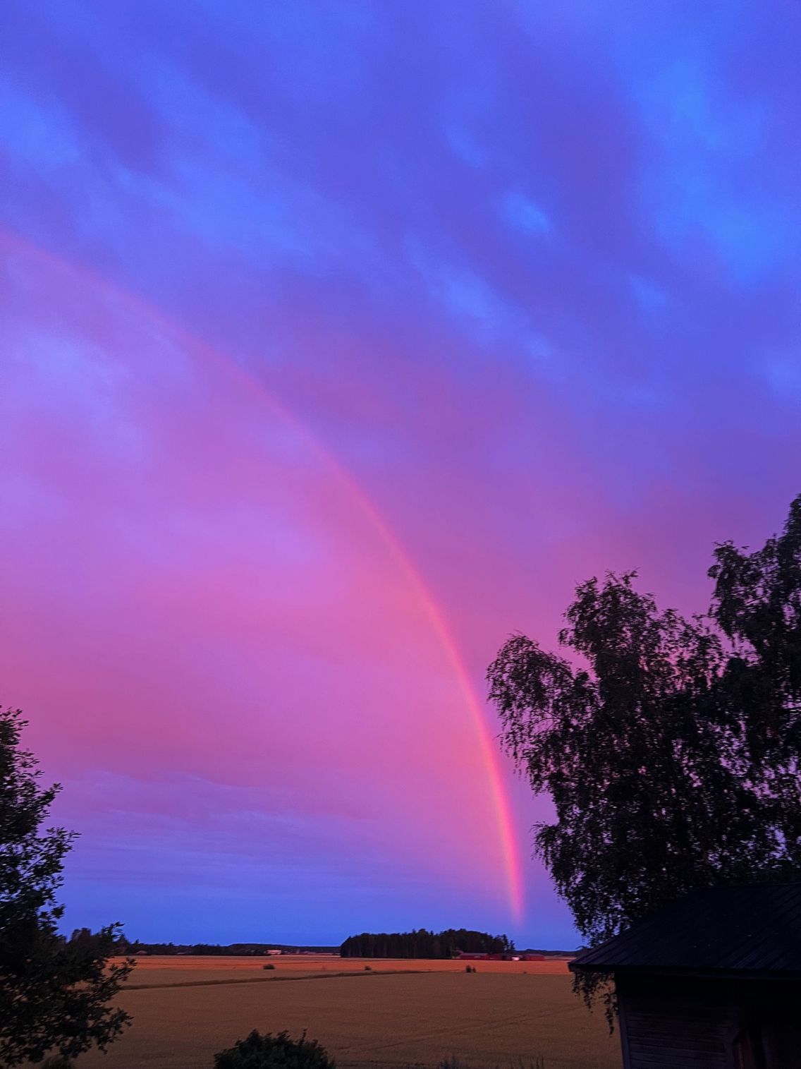 A summer night in Finland.
