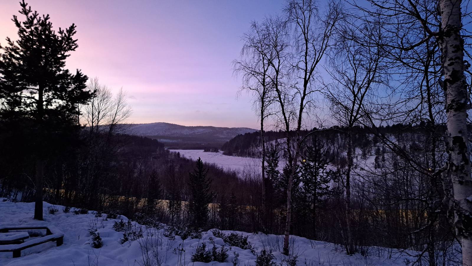 Näkymä Karigasniemeltä.