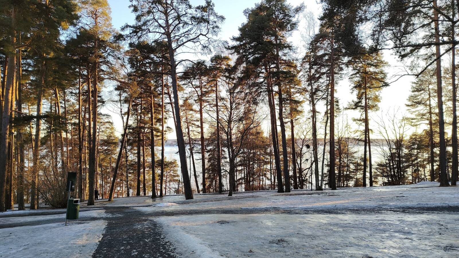 Tampere park, winter