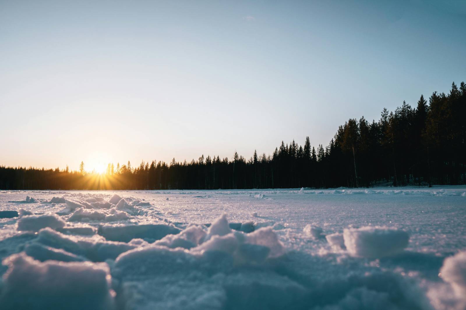 The strength of Winter is the solid ice