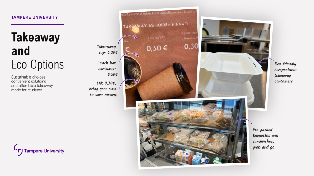 Campus restaurants take sustainability seriously.