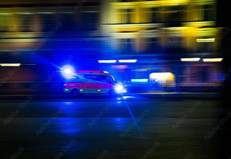 Kuvituskuva ambulanssista
