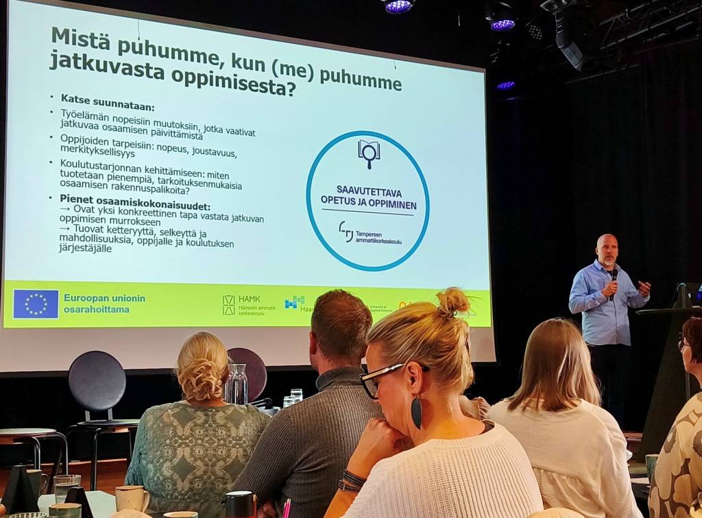 Kuvassa Toni Leander TAMK