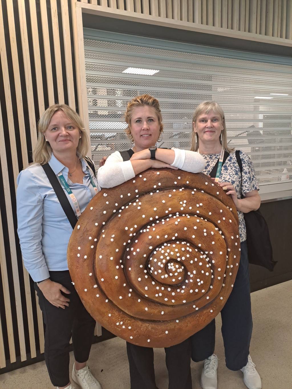 Kuvassa Kirsi Jokipakka, Jenny Hedlund Göteborg Universitet ja Tarja Kalliomäki-Linnas