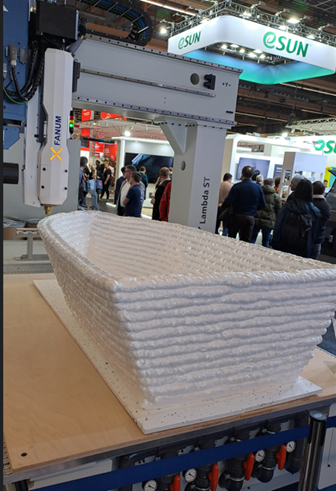 FANUM Lambda VTS LSAM, paisuvan polystyreenin tulostus