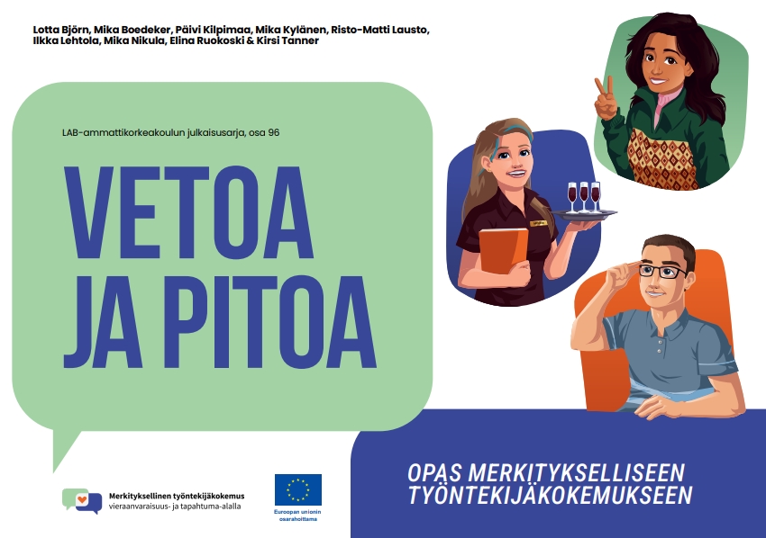 Vetoa ja pitoa: opas merkitykselliseen työntekijäkokemukseen kansisivu