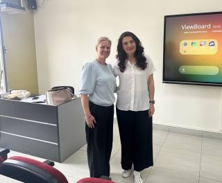 Kirsi with Prof. Daniela Hasa