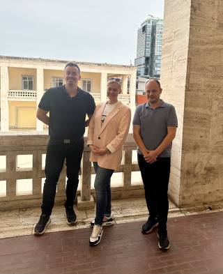 From the left: Franci Thimo, Kirsi and Ledian Hasa