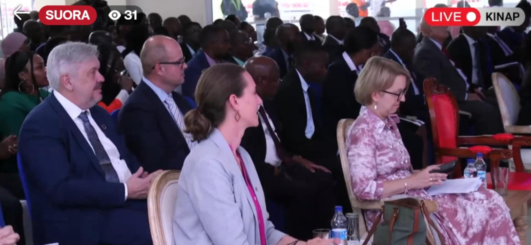 Mr. Juha Lahtinen witnessing the Kenyan Dual TVET Policy Launch.