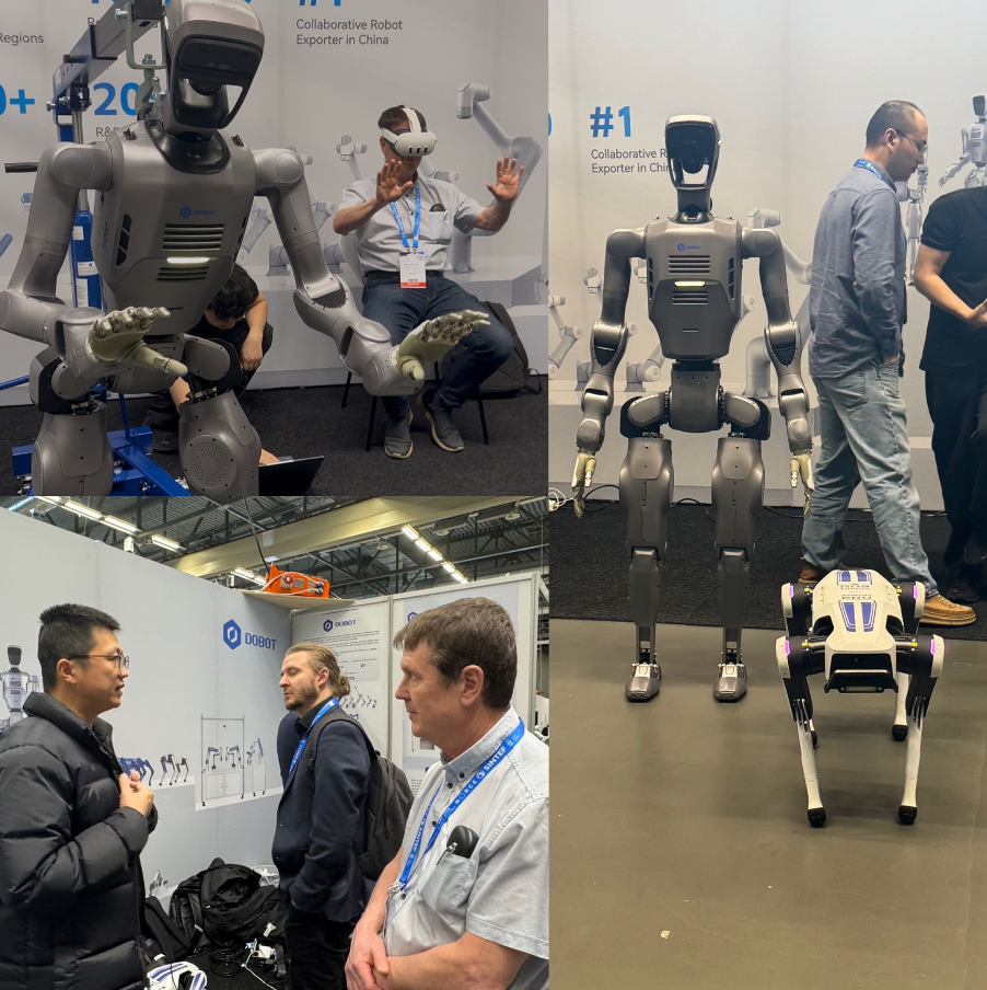 TAMK team at Dobot booth.