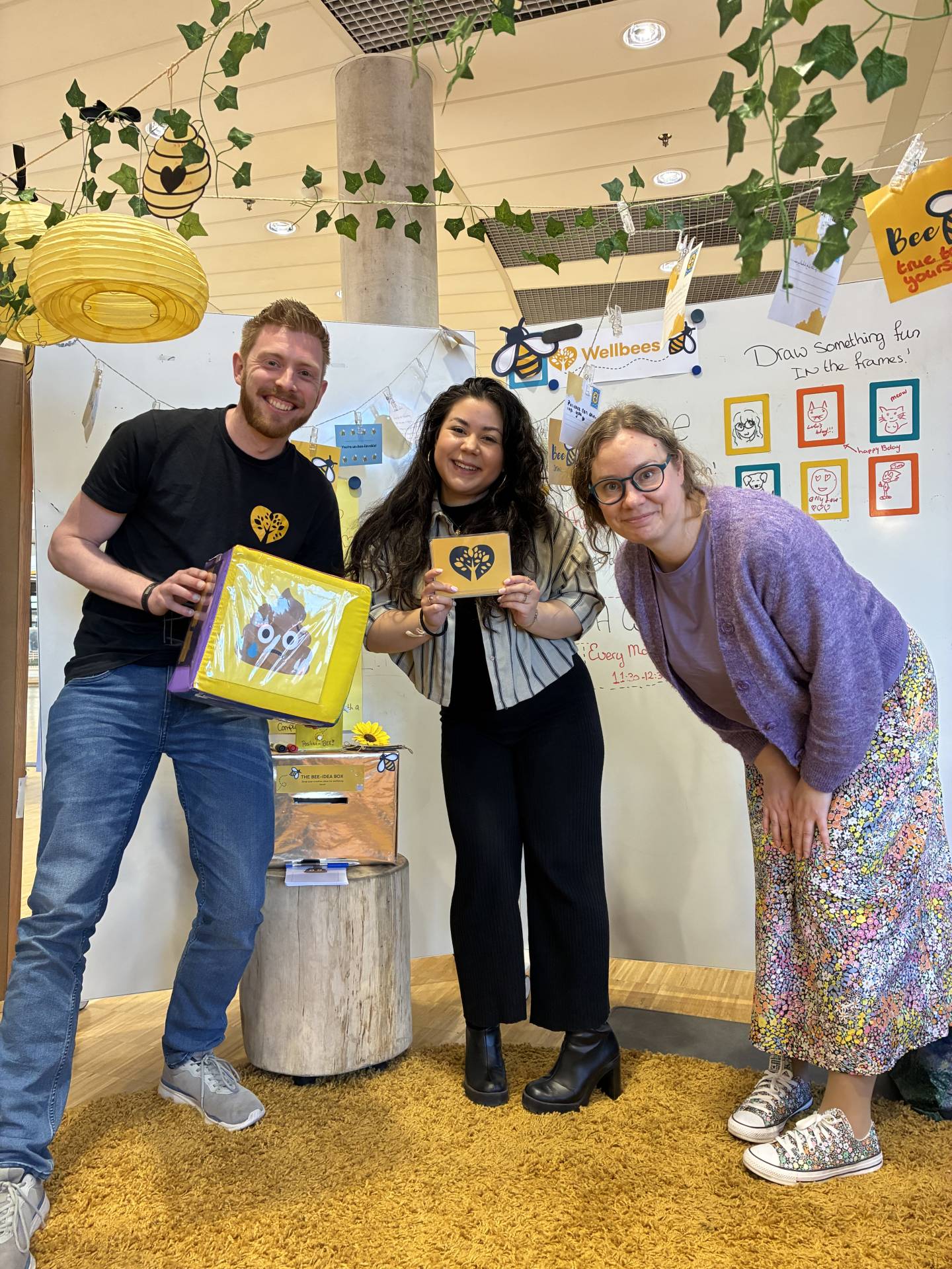We also visited the Wellbeing Corner where students can drop by to meet the Wellbees, peer-support team who are specially trained to connect with students about all things related to well-being. Kenneth Kant is leading the team.