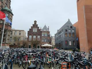Picture 2 : Bicycles were an integral part of everyday life in Groningen.