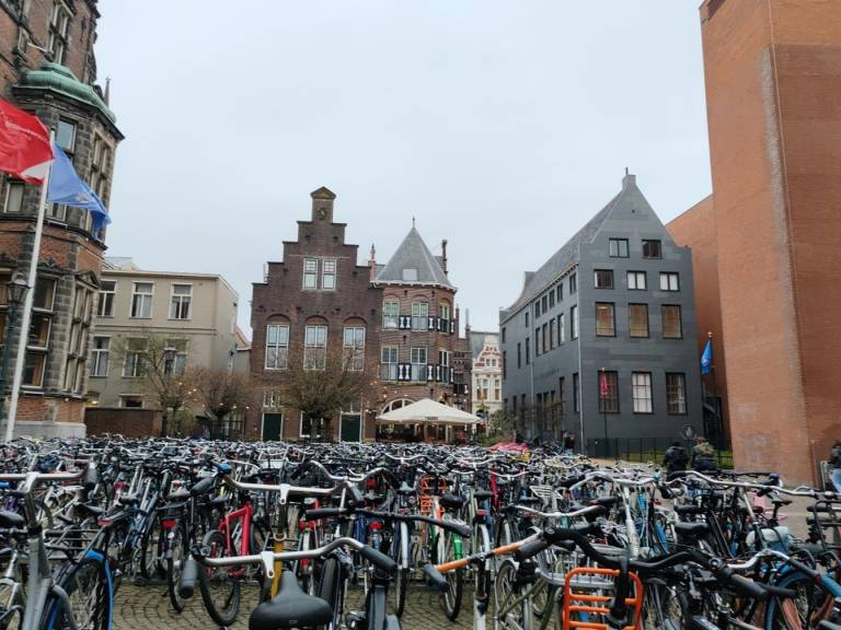 Picture 2 : Bicycles were an integral part of everyday life in Groningen.