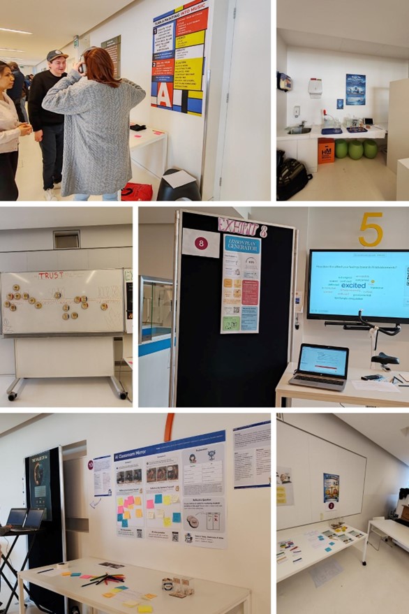 Picture 3: The variety of exhibits in AI Exhibition on the end of the week demonstrated how versatile topic AI literacy is.