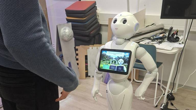 Human with a robot