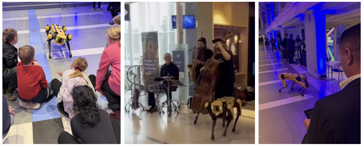 Picture collection about Spot and people