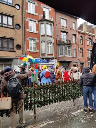 Marssijoita karnevaalikulkueessa