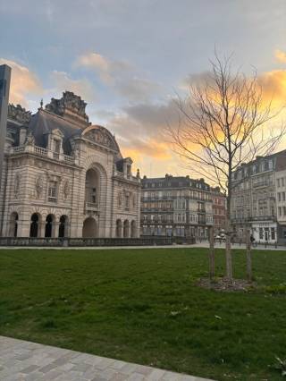 Rakennus Lillen vanhassa kaupungissa