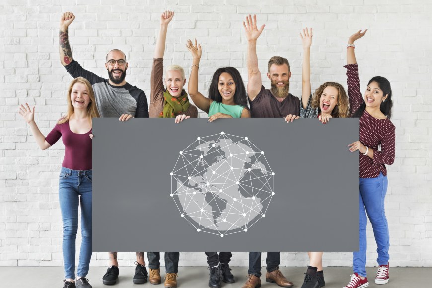 Ryhmä opiskelijoita