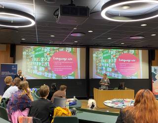 Ingeborg Birnie giving the keynote