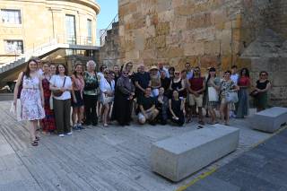 Group photo outside