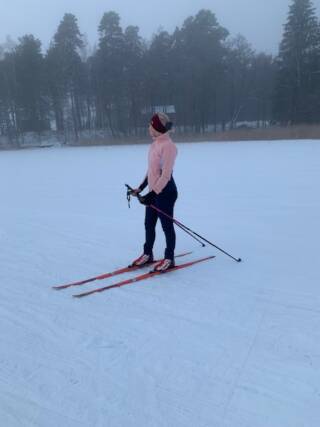 Skiing