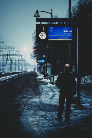 Finnish bus stop