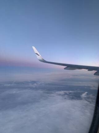 My first flight to Finland