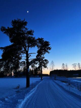 Winter in Finland.