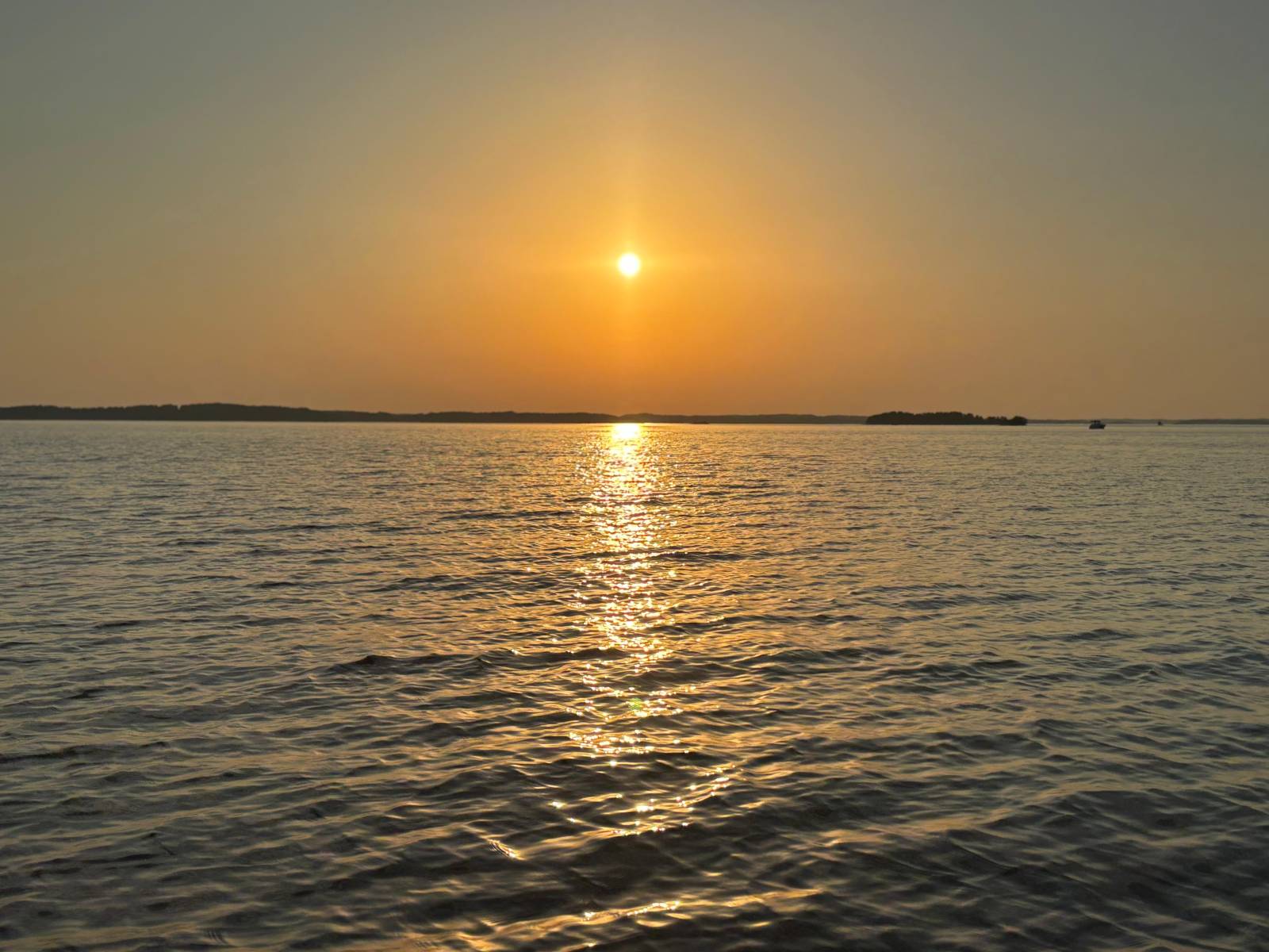 Sunset on Näsinjärvi
