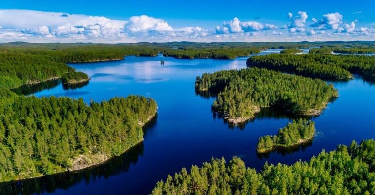 Finland's beautiful lakes