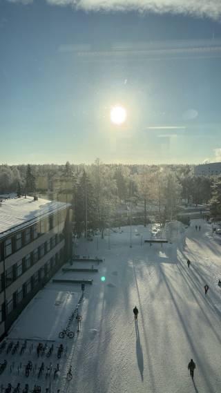 Picture taken from Tamk 4th floor vindow.